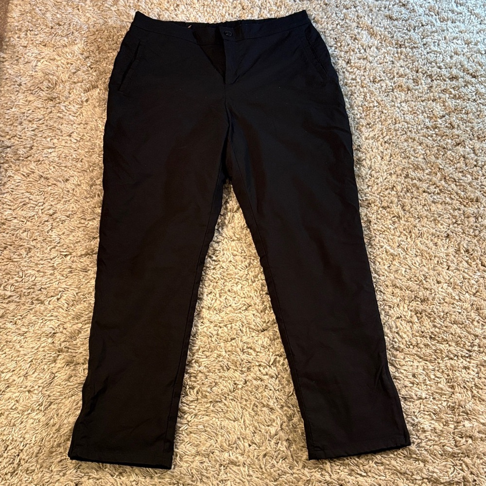 SunIce Stormpack Black Lightweight Snow Pants with Fleece Lining Size Medium.